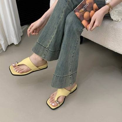 Wedge Flip-Flops Summer Outdoor Seaside Beach Slippers Roman Shoes - D&A