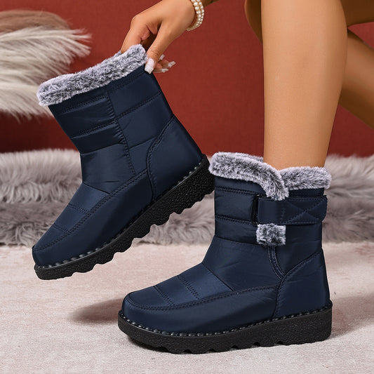 Women's Snow Boots Plus Size Wear-resistant Comfortable Warm Boots - D&A