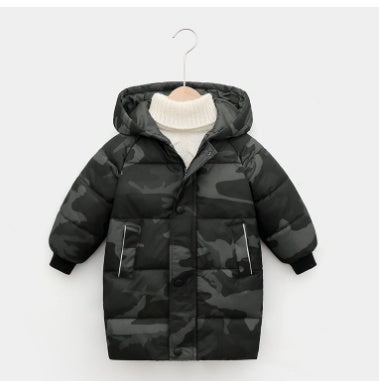 Thicken baby clothes Camouflage black - D&A