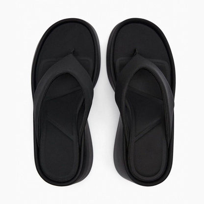 Platform Platform Flip-flops Women's Outdoor Slippers - D&A