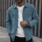 Corduroy Long Sleeve Casual All-matching Shirt Coat - D&A