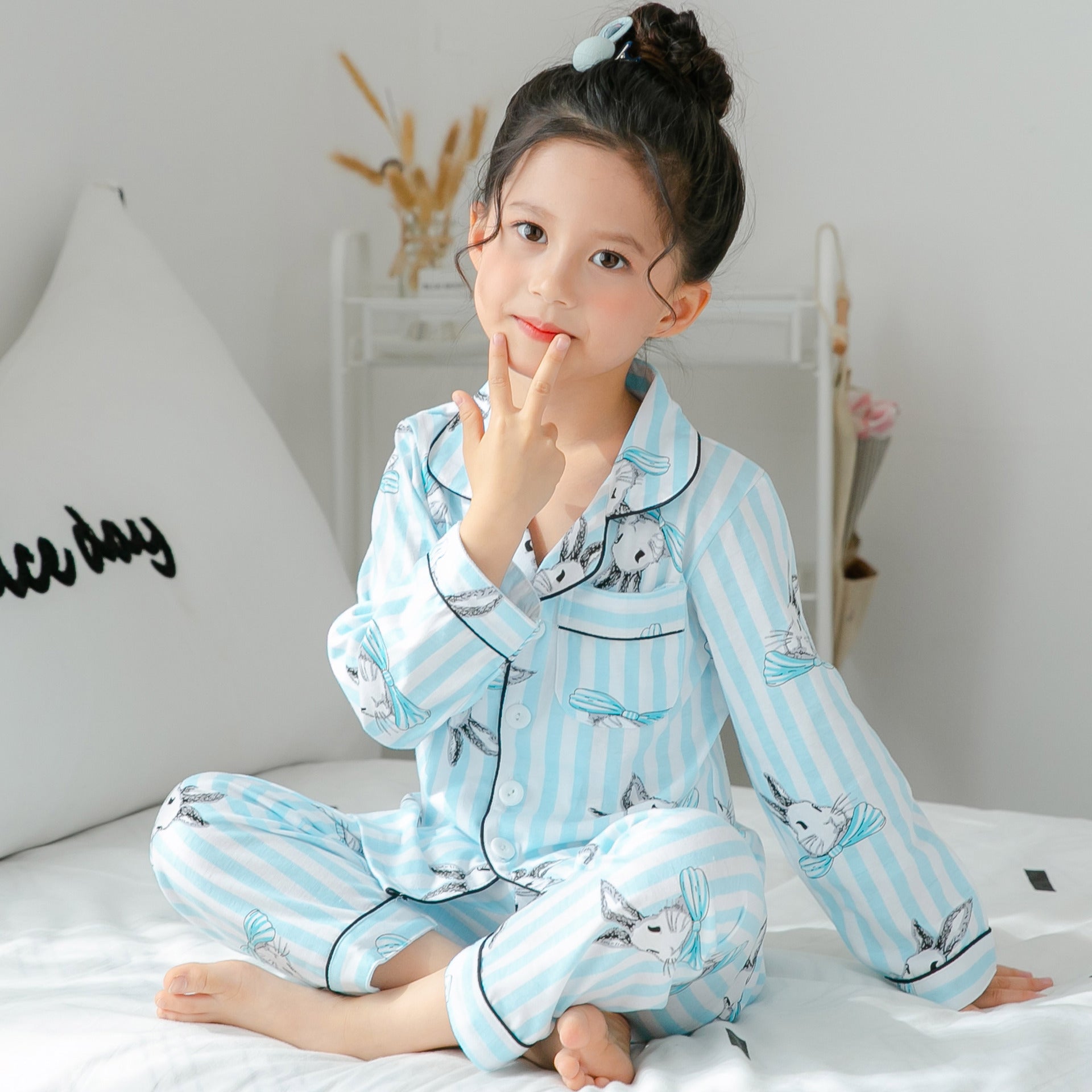 Cotton pajamas for children Style5 - D&A