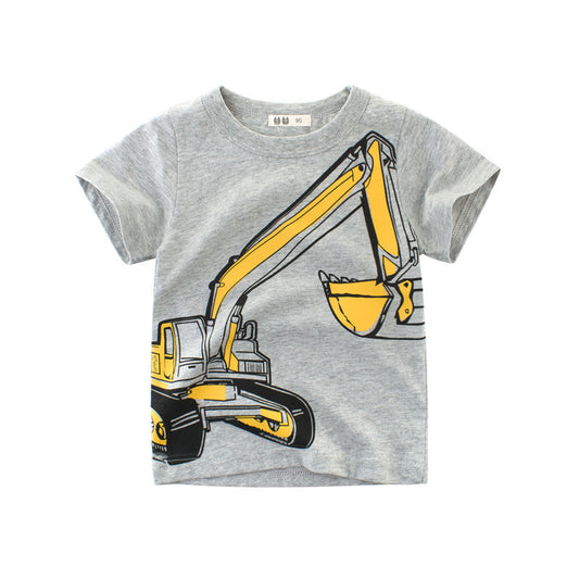 Children''s Wear Summer New Boys T-shirt, Short Sleeve Korean Children''s Clothing, Baby Clothing, A Ready-to-be Factory Direct Selling - D&A