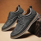 Men's Casual Leather Shoes Genuine Leather Plus Size Breathable Trendy Shoes Casual Leather Shoes - D&A
