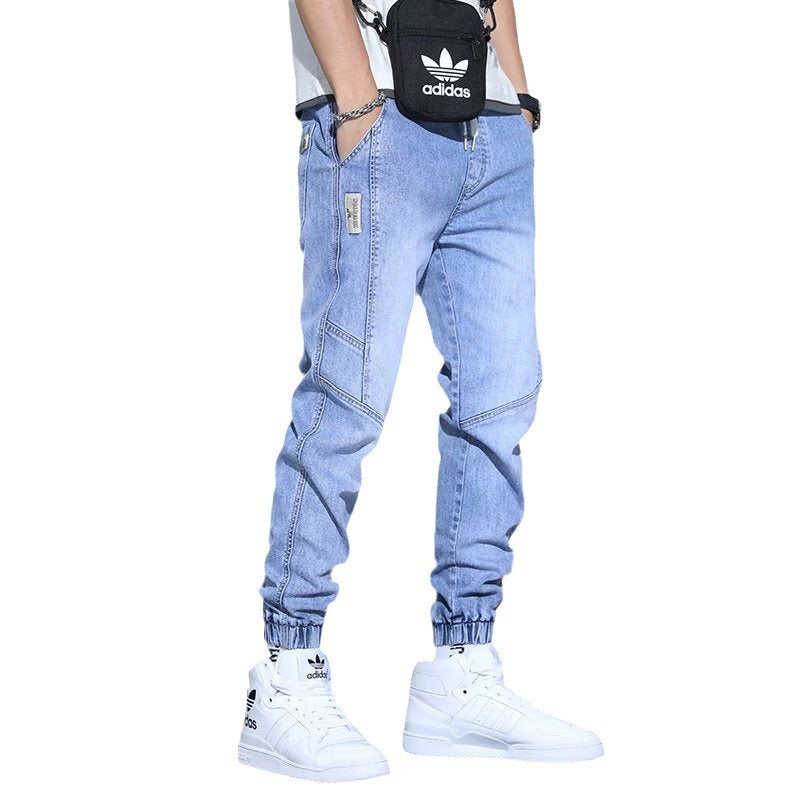 Men's Jeans Slim Fit Fashion Ankle-tied Harem Pants - D&A