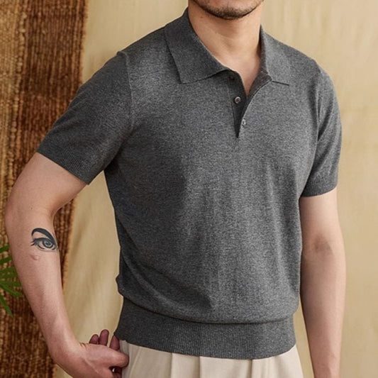 Summer Thin Men's Slim Casual Polo Shirt - D&A