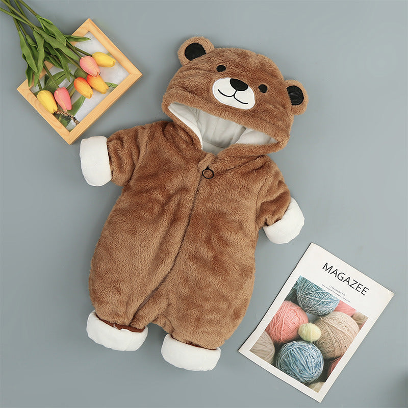 Clothes Plus Cotton Onesies, Cotton Clothes, Baby Clothes, Baby Clothes Brown - D&A