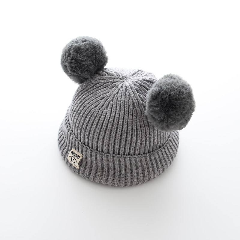 Baby wool cap Grey - D&A