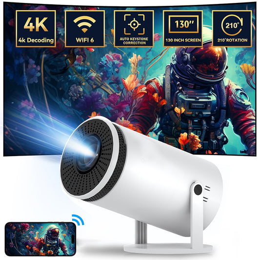 Home HD Projector Bluetooth Portable Mini 4K Mini Phone Y5S Home Theater Projector - D&A