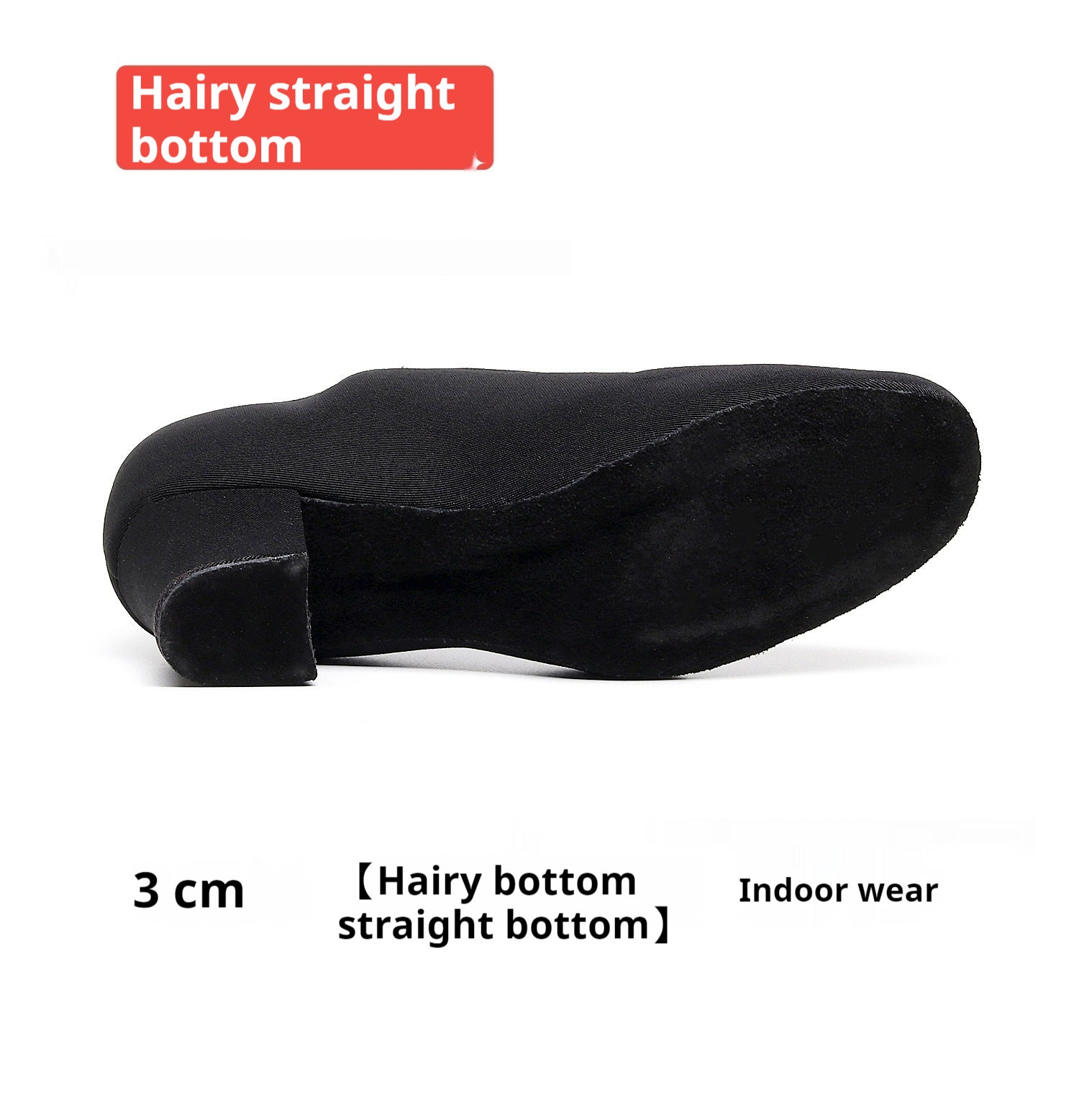 Oxford Cloth Dancing Shoes Ethnic Dance Middle Heel Men's Professional Ballroom Dancing Shoes Black 3CM Indoor B - D&A