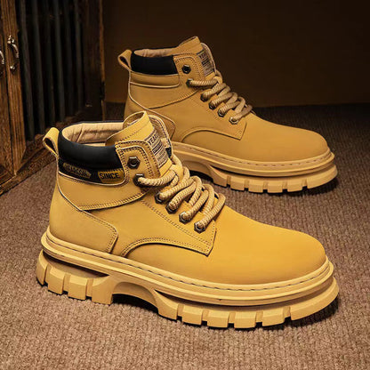 Martin Boots Men Trendy High Top British Working Wear - D&A