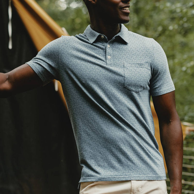 Men's Loose European And American Leisure T-shirt Light Blue - D&A