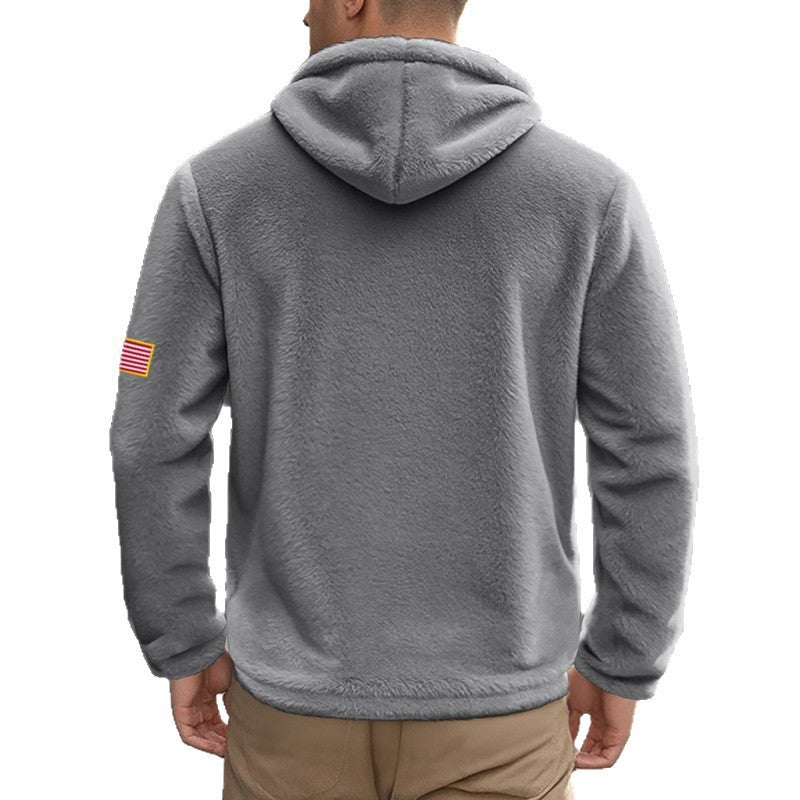 Zipper Hooded Sweatshirt Loose Double-sided Bejirog Sweater - D&A