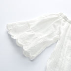 Girls Lace Pearl Jeans Set - D&A