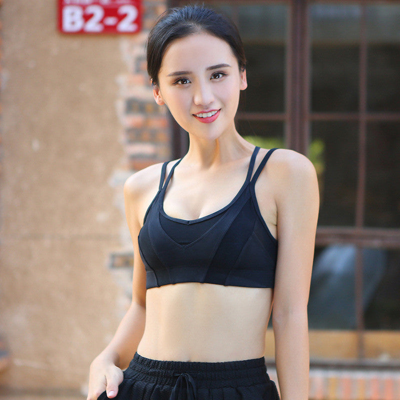 Detachable yoga bra Black - D&A