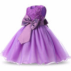 Princess Flower Girl Dress Summer Tutu Wedding Birthday Party Dresses - D&A