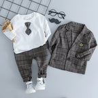 British small suit children's suit gentleman three-piece suit - D&A