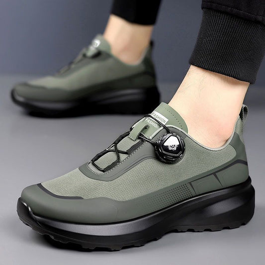 Thick Bottom Rotating Button Sneaker - D&A
