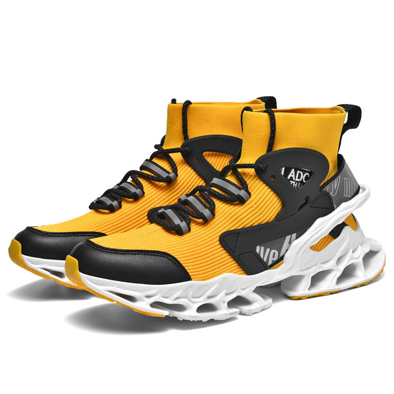 Ultra-light Shock-absorbing Running Blade Fly-knit Sneakers - D&A
