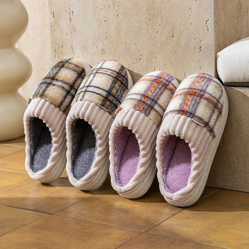 Leisure Home Comfortable Soft Cotton Slippers - D&A