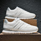 Leather Men's Casual And Lightweight Running Sports Shoes - D&A