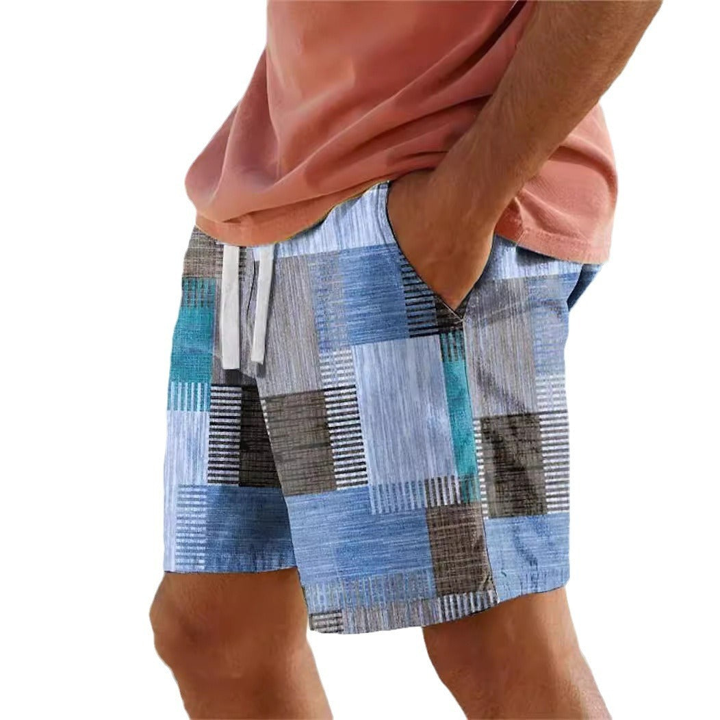 Trendy Digital Printing Youth Popularity Casual Men's Shorts - D&A