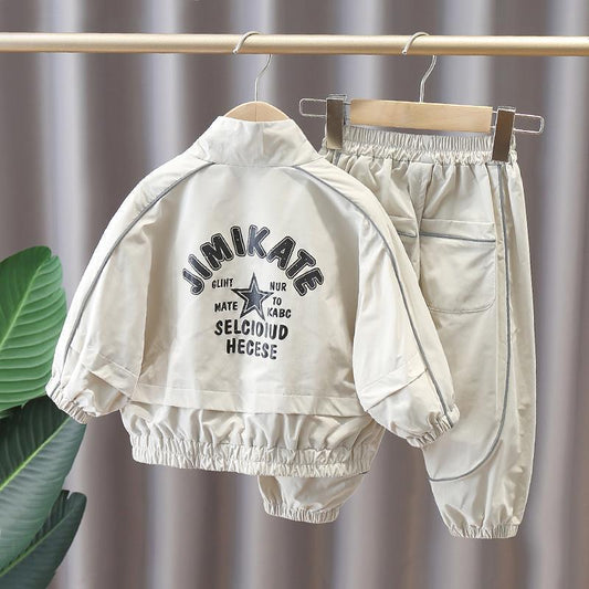 Trendy Kid Handsome Two-piece Suit - D&A