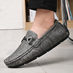 Genuine Leather All-match Men's Slip-on Gommino - D&A