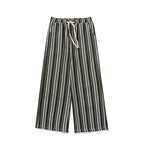Vintage Stripe Loose Straight Mopping Pants - D&A