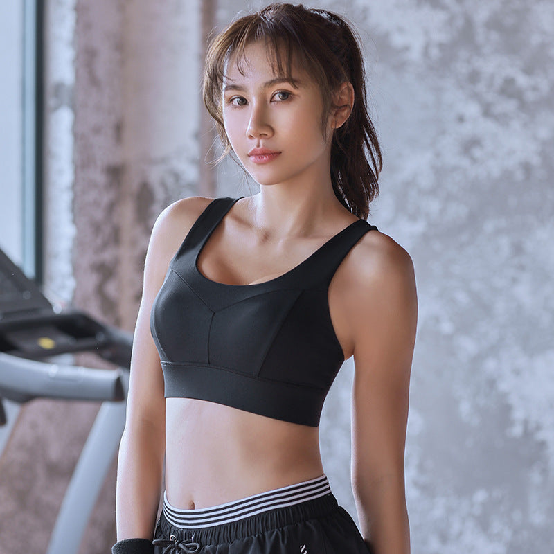 Fitness Vest Cross-border Sports Bra Beauty Back Yoga Bra Black - D&A