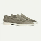 Men's Matte Suede Flat Shoes - D&A
