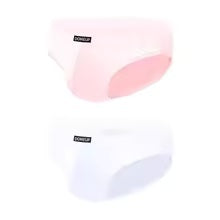 Hot Summer Breathable Comfortable Men's Underwear Pink and White - D&A