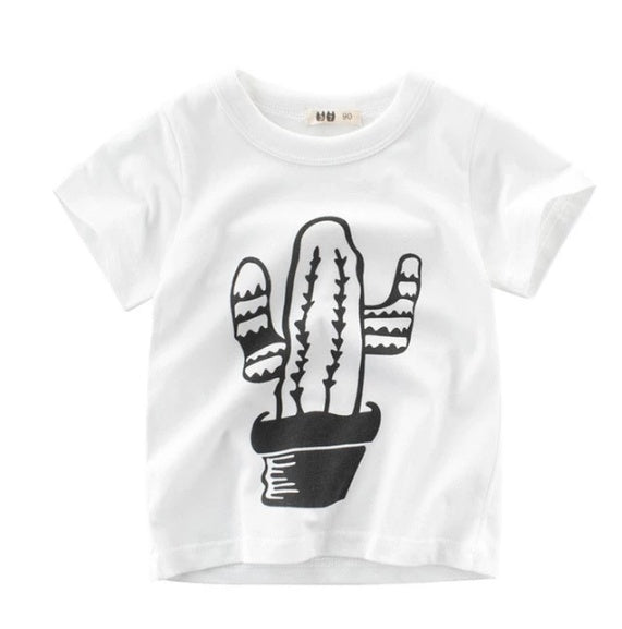 Children's Wear Summer New Korean Children's Boys Cotton T-shirt Men's Treasure In Children's Short Sleeves 10style - D&A