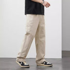 American Casual With Big Pockets Loose Cargo Pants - D&A