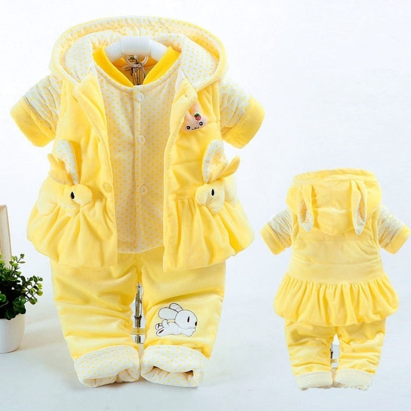 Baby Autumn Clothing Girls Autumn And Winter Clothing Suits - D&A