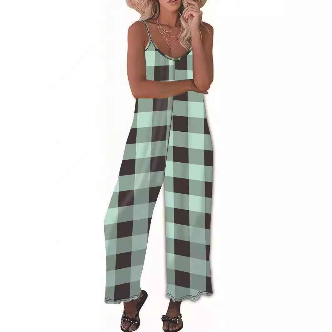 Slip-in Casual Sling Jumpsuit Women