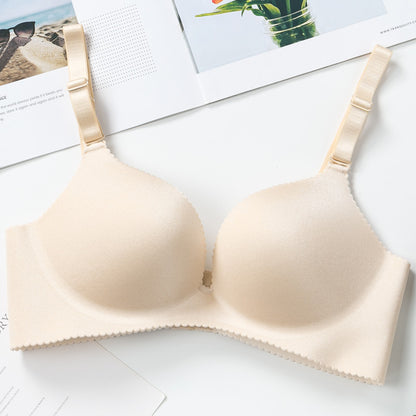 Women's Bra Girls' Sports Bra Without Steel Ring Skin colour - D&A