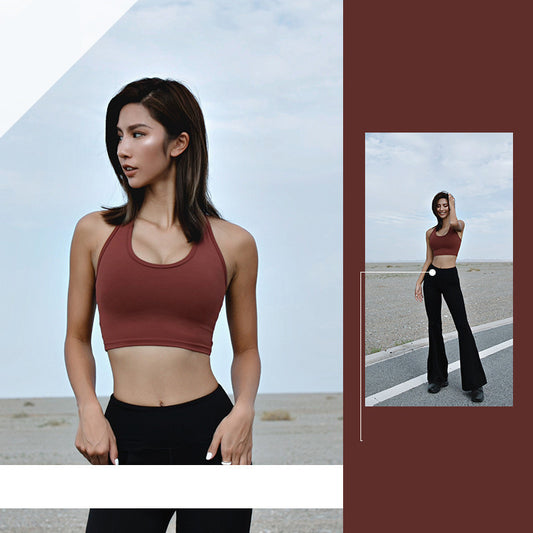 Halter Sports Underwear Women Shockproof Running - D&A