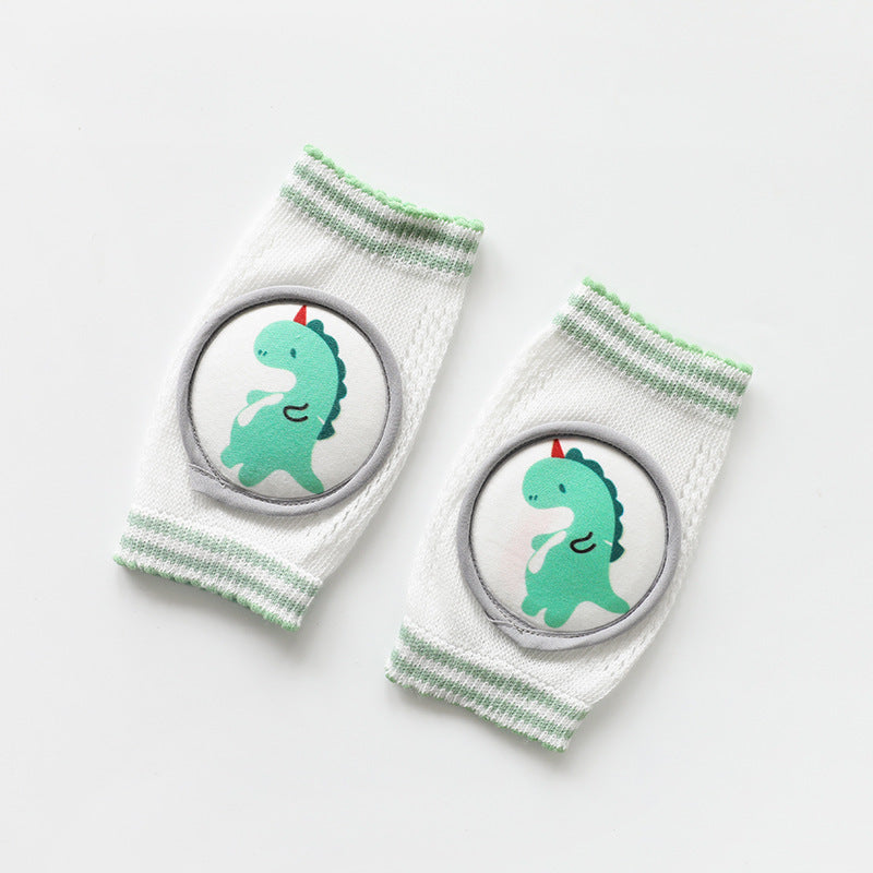 Baby Knee Pads Cartoon Accessories Doll Elbow Pads Baby Learning Set Green One size - D&A