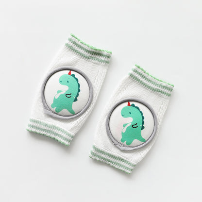 Baby Knee Pads Cartoon Accessories Doll Elbow Pads Baby Learning Set Green One size - D&A