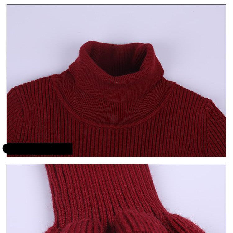 Girls' dresses in big kids knitting - D&A