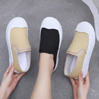 Women's Thick-soled Round Toe Soft Bottom Low-top Casual Shoes - D&A