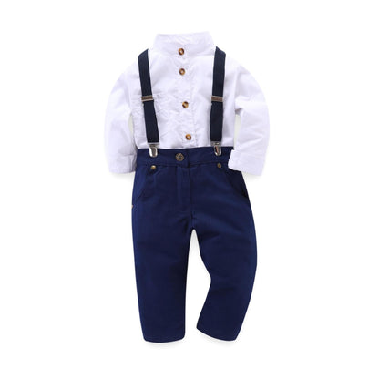 Clothing Fashionable Gentleman Suit Children Boy Blue - D&A