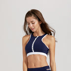 Letter Zip Sports Bra - D&A