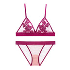 Women's Floatless Bra Set Red - D&A