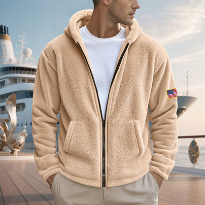 Zipper Hooded Sweatshirt Loose Double-sided Bejirog Sweater - D&A