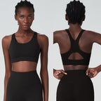 Breathing Cup Sports Underwear For Women Black - D&A