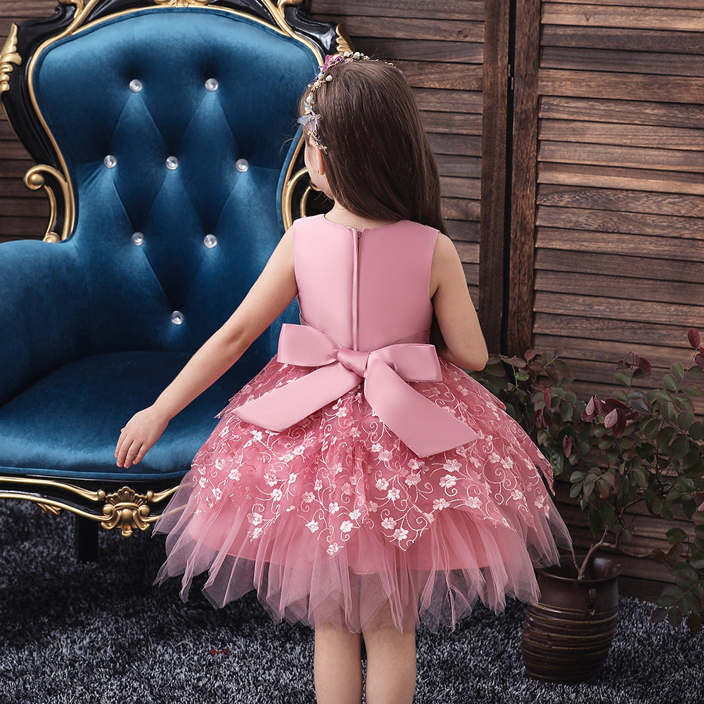 Clothing Baby Girls Middle And Small Children Kindergarten Dresses - D&A