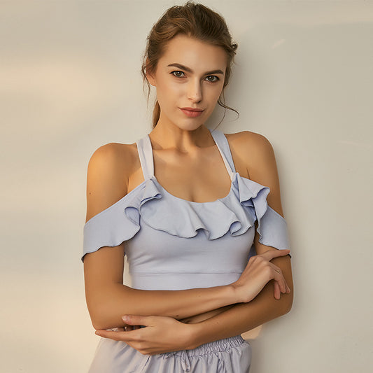 Ruffled sports bra - D&A