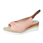 Bow Wedge Casual Sandals Women's Rubber - D&A